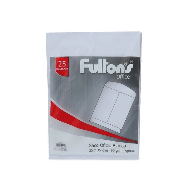 Saco Oficio Blanco 25x35cm