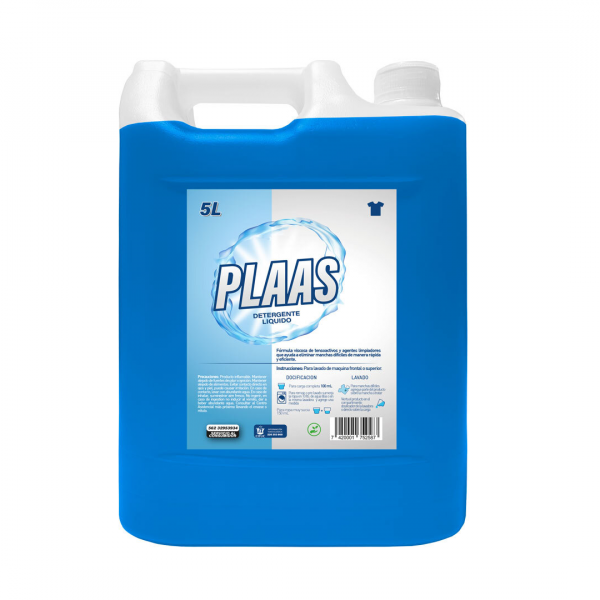 Detergente Liquido 5 Lts. Plaas