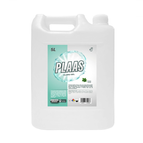 Cloro Gel Menta 5 Lts. Plaas