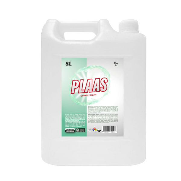 Cloro Hogar 5 Lts. Plaas