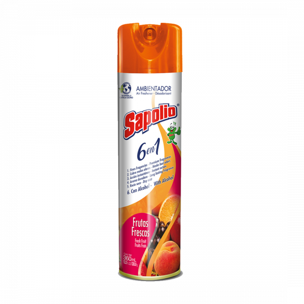 Desodorante Ambiental Sapolio Frutas Frescas 360 Ml.