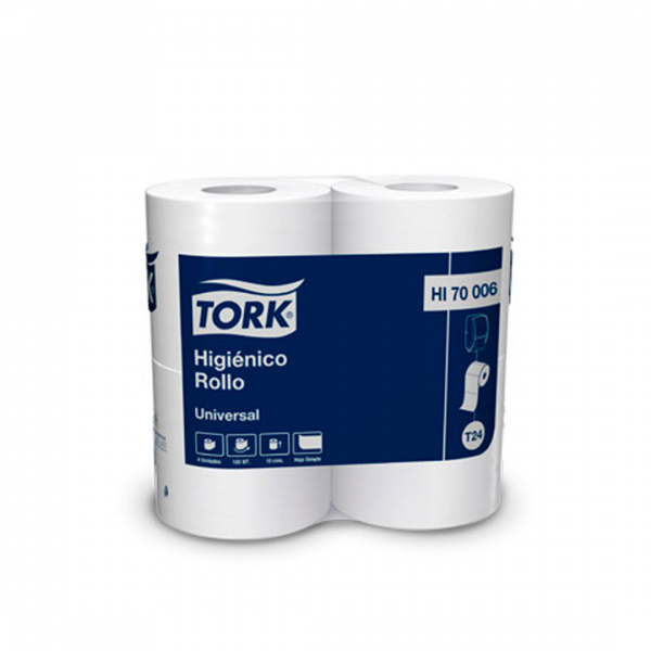 Papel Higenico Tork Universal 50 Mts. H/S Pack 4 Unidades